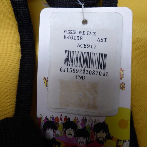 NWT Roxy Quiksilver Maggie Mae Mini Backpack - Beatles Collectable - Picture 3 of 4
